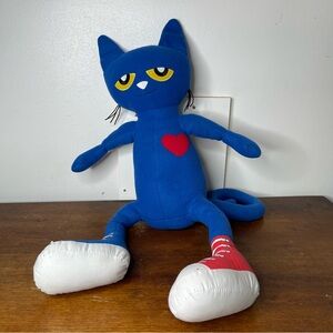 Pete The Cat 30” Jumbo Plush Doll Blue Stuffed Animal with Mismatched Sneakers